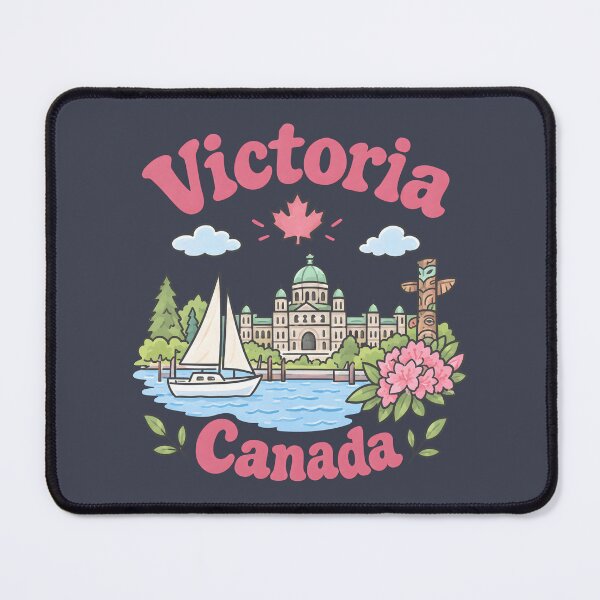 Item preview, Victoria BC Canada Cute Pink Kawaii City designed and sold by HowToCanadian.