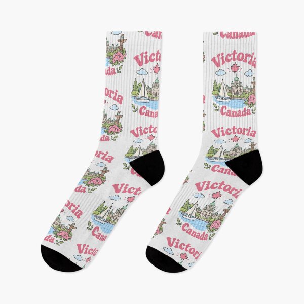 Item preview, Victoria BC Canada Cute Pink Kawaii City designed and sold by HowToCanadian.