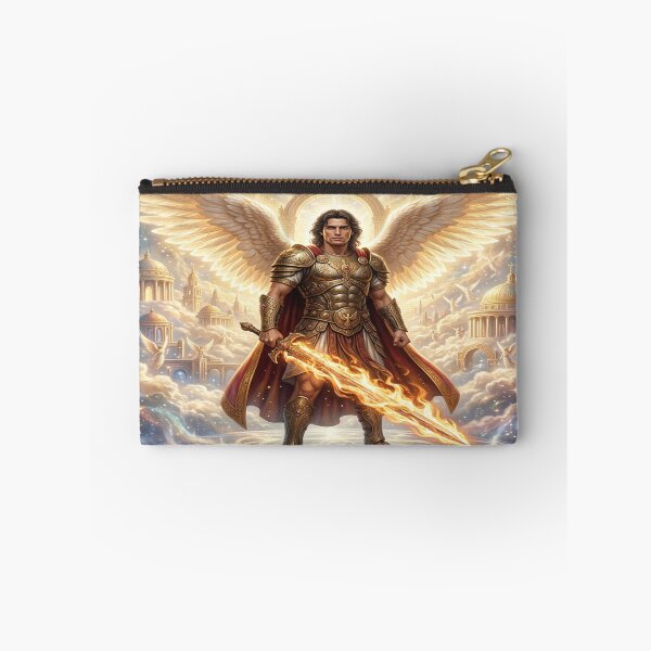 Item preview, Archangel Michael Wielding Flaming Sword in Heaven designed and sold by Solomon-Ent-144.