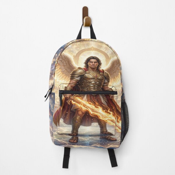 Item preview, Archangel Michael Wielding Flaming Sword in Heaven designed and sold by Solomon-Ent-144.