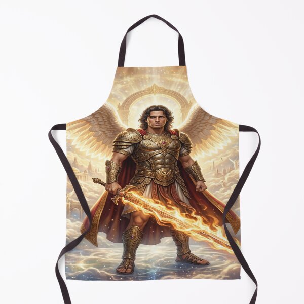 Item preview, Archangel Michael Wielding Flaming Sword in Heaven designed and sold by Solomon-Ent-144.