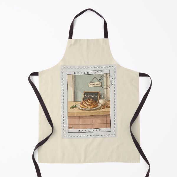 Item preview, Copenhagen Cinnamon Roll Bakery — Danish Pastry Art designed and sold by stickercuffs.