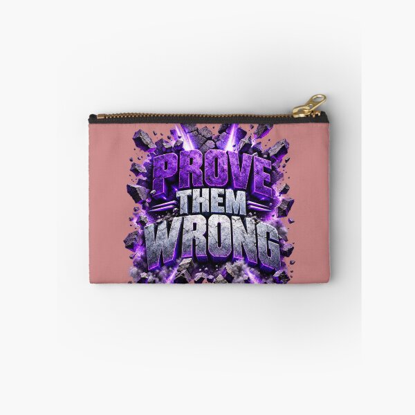 Item preview, Prove Them Wrong Motivational Gym Typography Quote designed and sold by ShivCraftStudio.