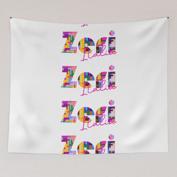 Item preview, Zeri, Massa-Carrara, Italy, Italia, colorful typography design for travellers designed and sold by Wanderful-roads.