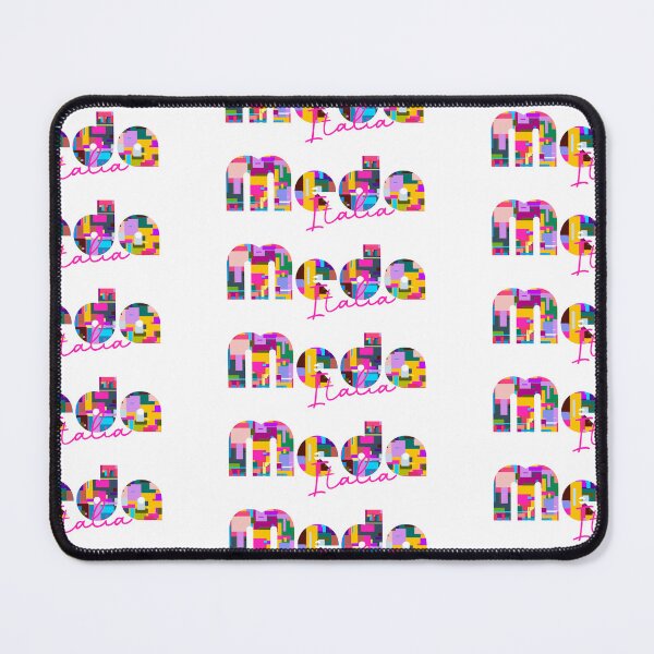 Artikelvorschau, Meda, Monza und della Brianza, Italien, Italia, farbenfrohes Typografie-Design für Reisende entworfen und verkauft von Wanderful-roads.