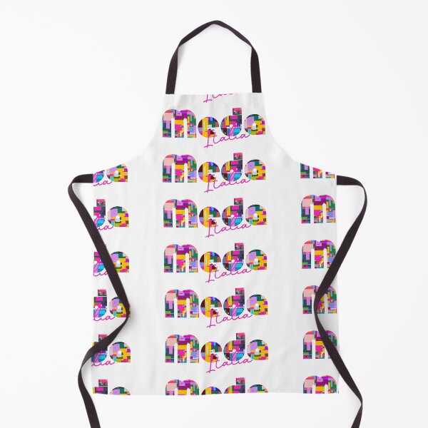 Item preview, Meda, Monza e della Brianza, Italy, Italia, colorful typography design for travellers designed and sold by Wanderful-roads.