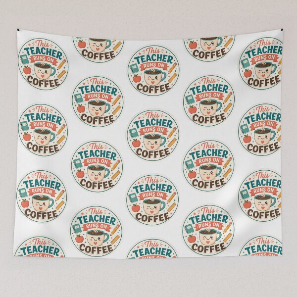 Item preview, Fueled By Coffee Built For Teaching designed and sold by jyneliam.