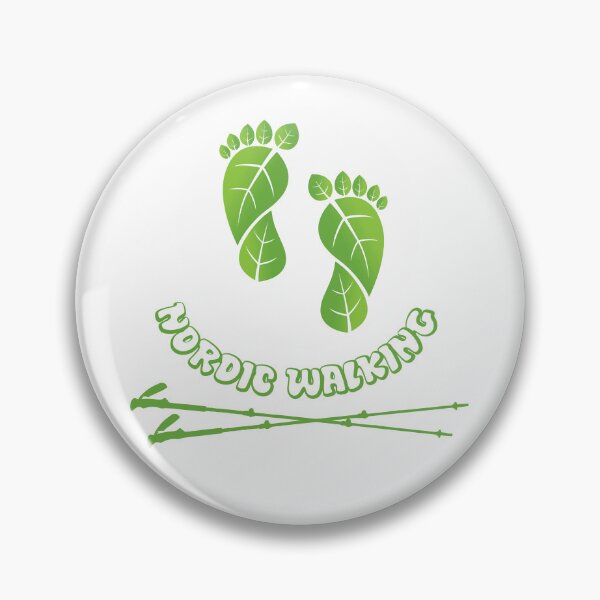 Item preview, A clean and simple Nordic walking design for those who love walking together and sharing their passion for the outdoors designed and sold by PERIferyART.
