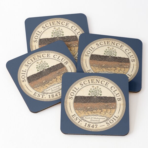 Item preview, Soil Science Club Vintage Badge Soil Art designed and sold by CalmCapy Co.