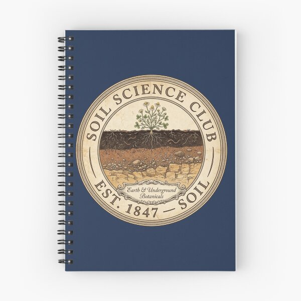 Item preview, Soil Science Club Vintage Badge Soil Art designed and sold by CalmCapy Co.