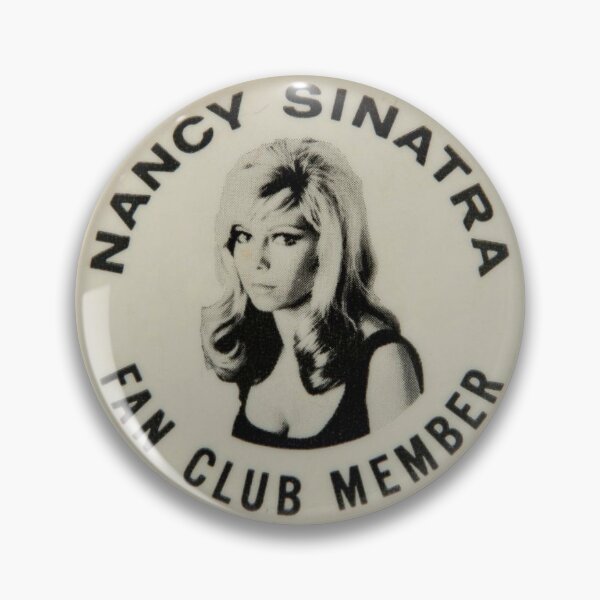 Item preview, Vintage Nancy Sinatra fan club 60s badge pin designed and sold by ellmoswrld.