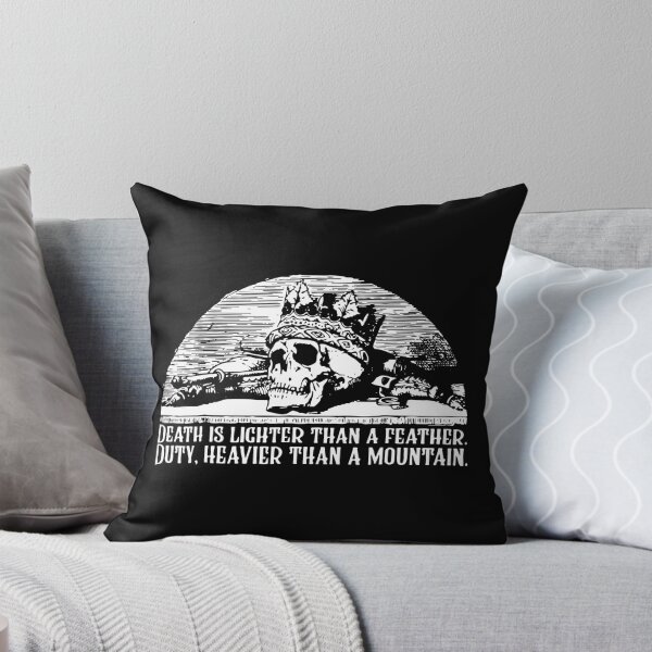 Item preview, Death Is Lighter Than A Feather Wheel Of Time Quote Art designed and sold by galihdaffa.