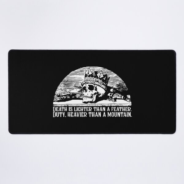 Item preview, Death Is Lighter Than A Feather Wheel Of Time Quote Art designed and sold by galihdaffa.