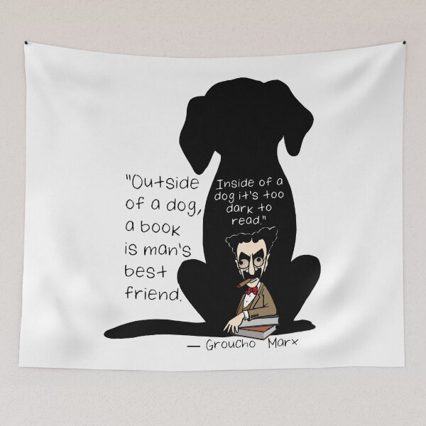 Item preview, A visual take on Groucho Marx quote designed and sold by VARA by Prasad.