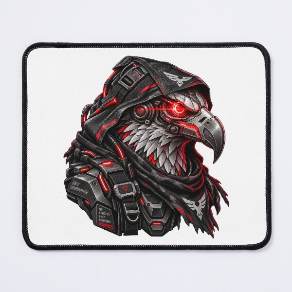 Item preview, Cyberpunk Tactical Cyber Eagle Visor Art designed and sold by RiteshCenter .
