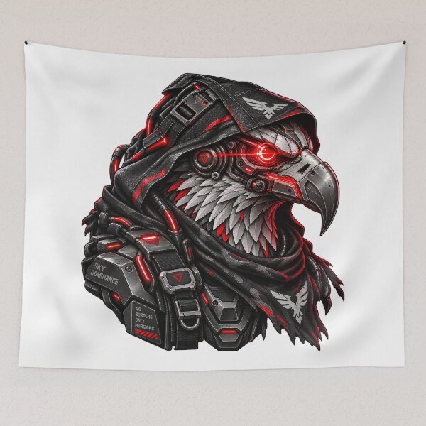 Item preview, Cyberpunk Tactical Cyber Eagle Visor Art designed and sold by RiteshCenter .