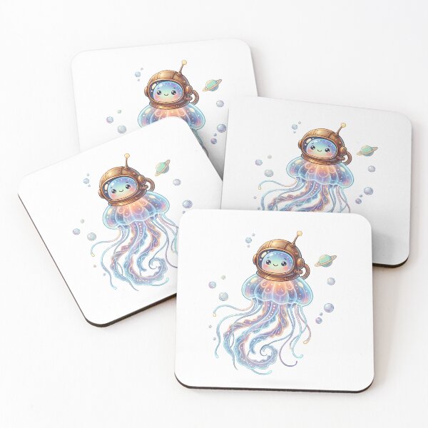 Item preview, Jellyfish Astronaut – Cute Space Ocean Adventure designed and sold by Unwrapfashion.
