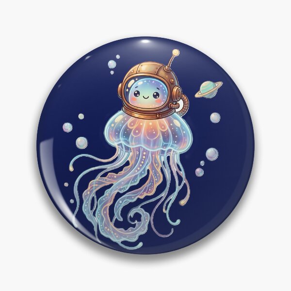Item preview, Jellyfish Astronaut – Cute Space Ocean Adventure designed and sold by Unwrapfashion.