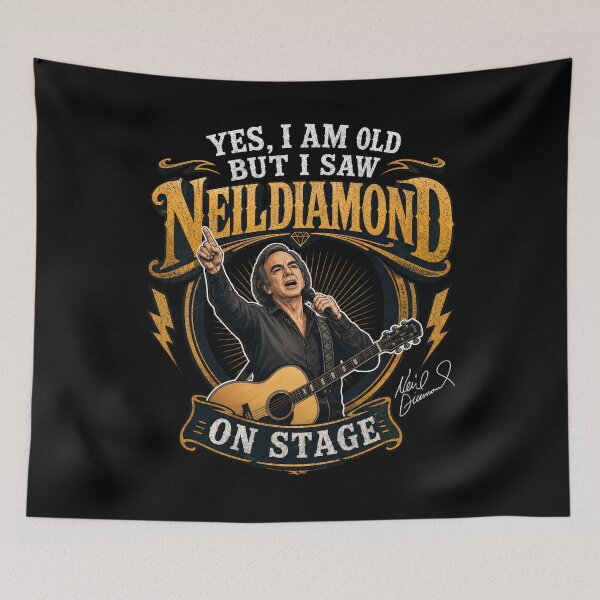 Item preview, Yes, I Am Old But I Saw Neil Diamond On Stage designed and sold by RachelTamara.