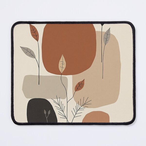 Item preview, Botanical Earth Tone Abstract | Modern Scandinavian Wall Decor designed and sold by nhk999.