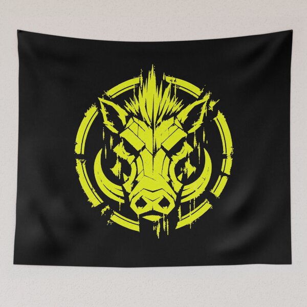 Item preview, Warthog Brutalist Tribal Graphic – Gym Streetwear designed and sold by JonelCrafts.