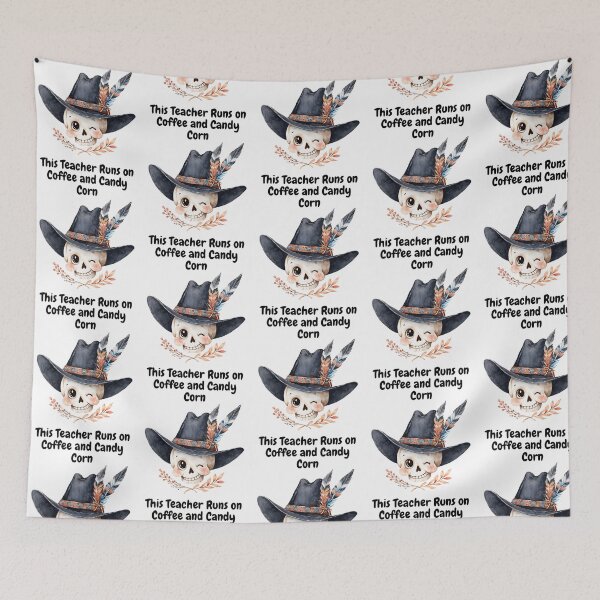 Item preview, Halloween Teacher Fueled By Coffee And Candy Corn designed and sold by jyneliam.