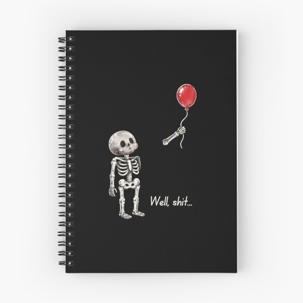 Item preview, Well Shit Skeleton Balloon designed and sold by Dmo3HarkoArt.