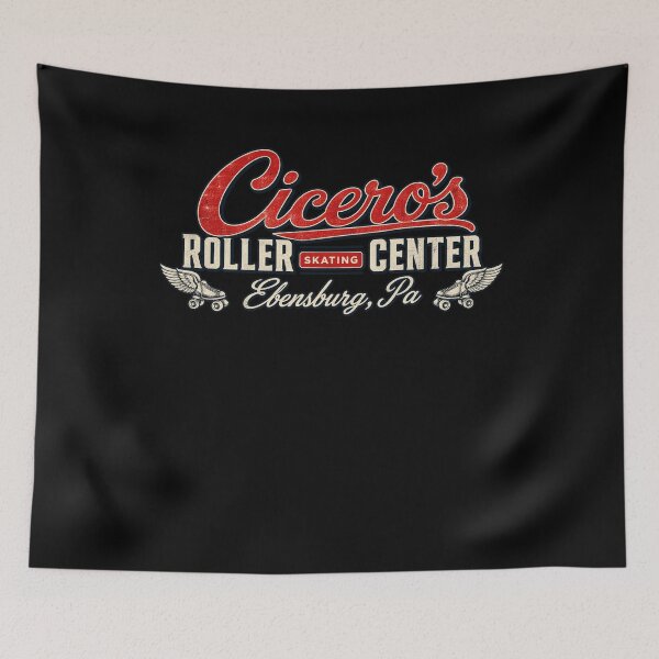 Item preview, Cicero's Roller Skating Center Vintage Winged Skate Retro Design designed and sold by SEINENGAPPI12.