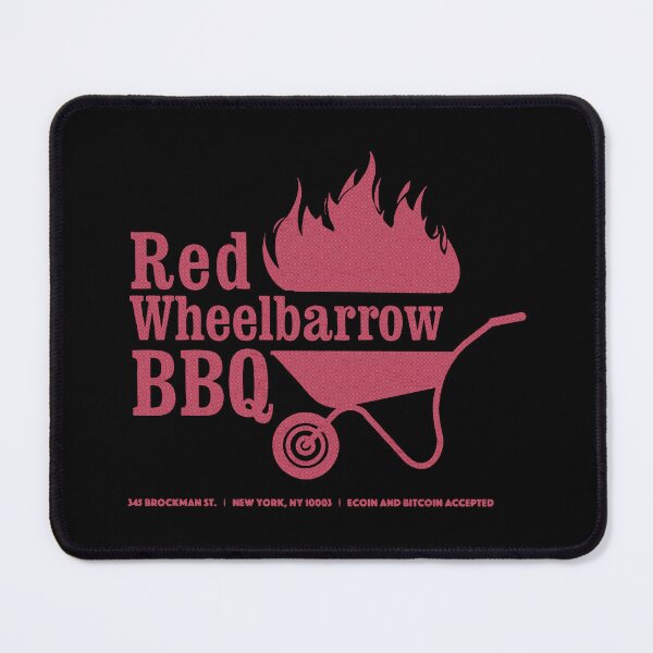 Item preview, Red Wheelbarrow BBQ Restaurant Logo New York Art designed and sold by galihdaffa.