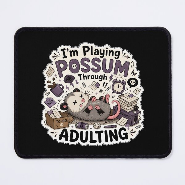 Item preview, I'm Playing Possum Through Adulting Funny Chaotic Humor designed and sold by Créative touche .