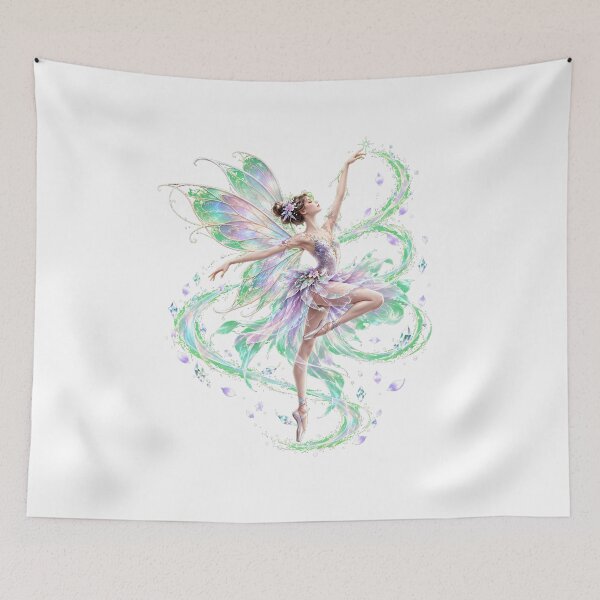 Item preview, Fairy Ballerina Ethereal Dance Pose Fantasy Lover designed and sold by nortowelcomics.