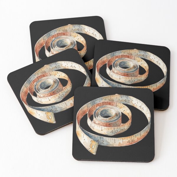 Item preview, Vintage Watercolor Sewing Measuring Tape Design designed and sold by bvdesignart.