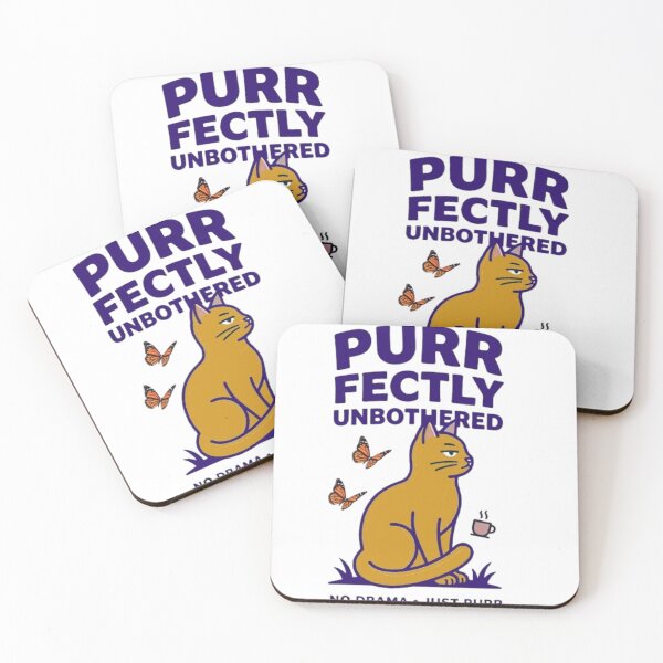 Item preview, Purr Fectly Unbothered Cat designed and sold by Salma.Store.