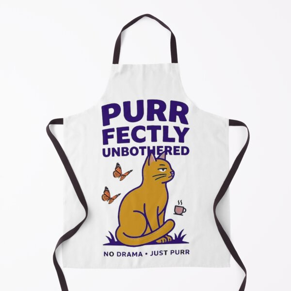 Item preview, Purr Fectly Unbothered Cat designed and sold by Salma.Store.
