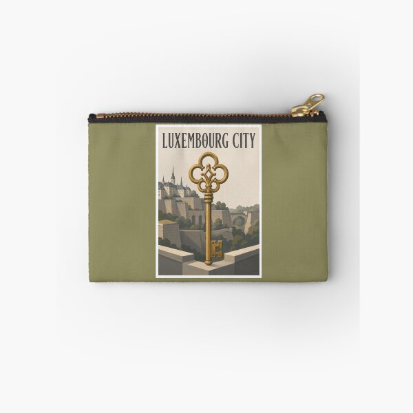 Item preview, Luxembourg City Golden Key Travel Poster designed and sold by Beyond Destinations.