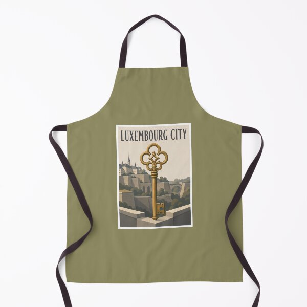 Item preview, Luxembourg City Golden Key Travel Poster designed and sold by Beyond Destinations.