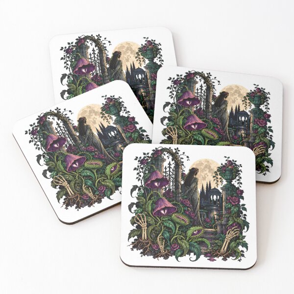 Item preview, Gothic Garden Ethereal Woman Dark Fantasy designed and sold by nortowelcomics.