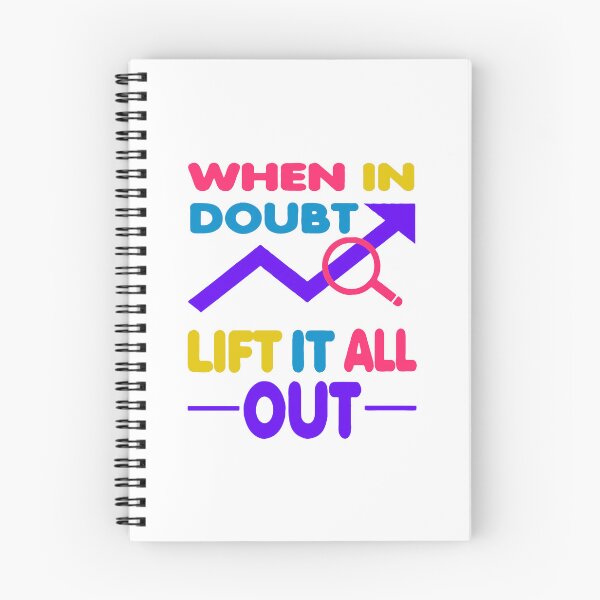 Item preview, When In Doubt Lift It All Out Colorful Fitness Art designed and sold by galihdaffa.