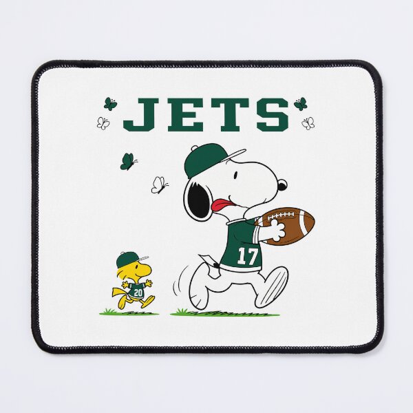 Item preview, Snoopy & Woodstock New York Jets Football Retro F534 designed and sold by GLUVY-THEME.