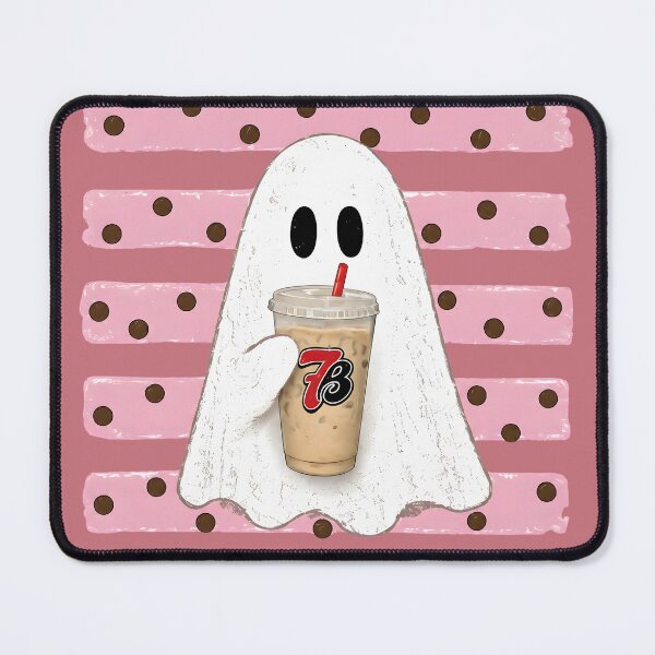 Item preview, Cute Ghost Iced Coffee Pink Halloween Pastel Spooky Graphic designed and sold by Quietfoxmax.