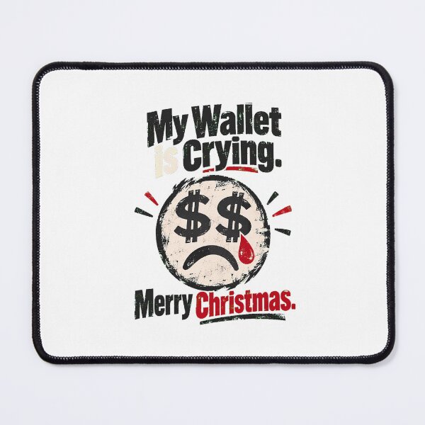 Item preview, Crying Wallet Dollar Eyes Emoji Christmas Humor designed and sold by nortowelcomics.