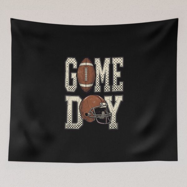 Item preview, Vintage Game Day Football Sports Fan designed and sold by dudelinart.