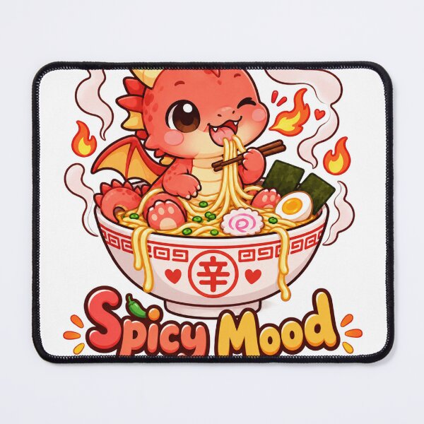Item preview, Spicy Mood Kawaii Dragon Ramen Noodles designed and sold by LongIslandDesgn.