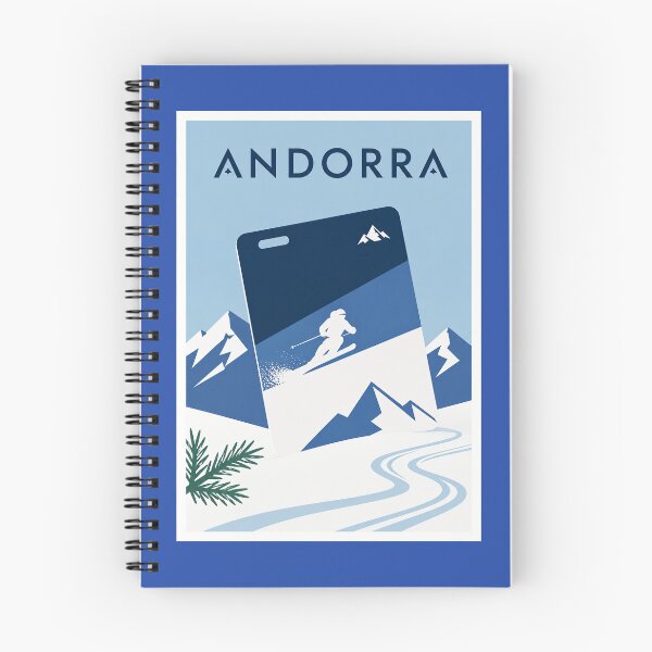 Item preview, Andorra Ski Pass Winter Travel Poster designed and sold by Beyond Destinations.
