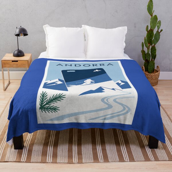 Item preview, Andorra Ski Pass Winter Travel Poster designed and sold by Beyond Destinations.