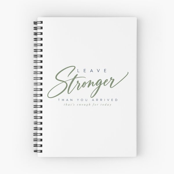 Item preview, Leave Stronger Than You Arrived Workout Motivation  designed and sold by PhylonBoxx.