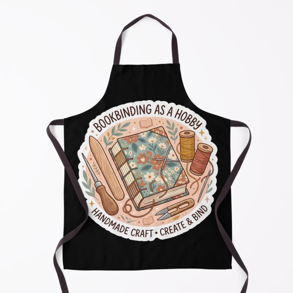 Item preview, ​Bookbinding Hobbies Craft Tools Artisan Maker Aesthetic Die-Cut Sticker designed and sold by ShopAndFun.