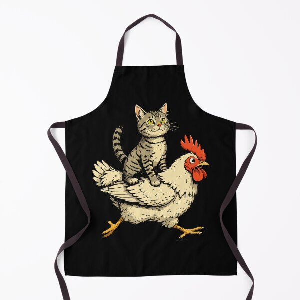 Item preview, Funny Cat Riding A Chicken - Hold On We're Getting Back designed and sold by berlicaferinz.