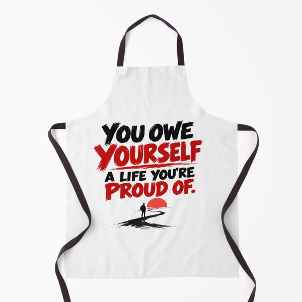 Item preview, You Owe Yourself a Life You're Proud Of – Motivational Self Growth Art designed and sold by Lovestickerco.