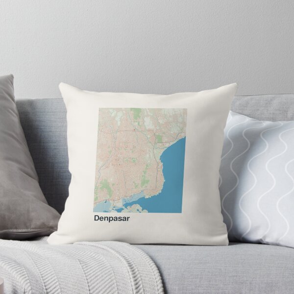 Item preview, Denpasar Minimalistic Map Art designed and sold by MapsNerd.